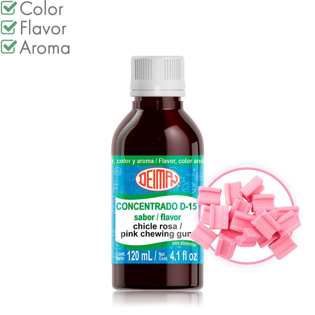 Concentrate Pink chewing gum D-15