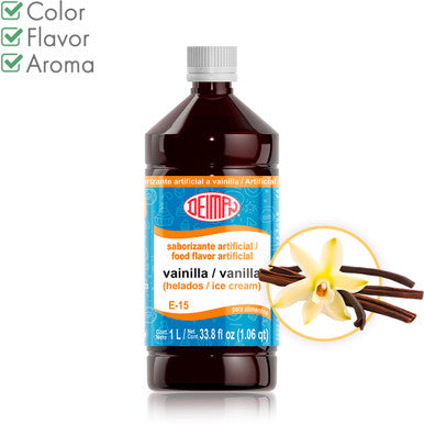 Concentrate Ice Cream Vanilla E-15 4L