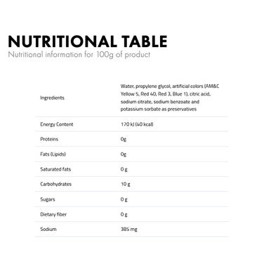 Colorant Chocolate Coffee 370L nutritional info