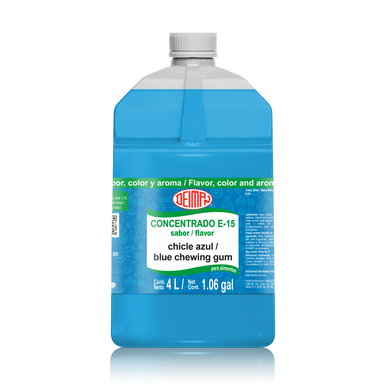 Concentrate Blue Chewing Gum E-15