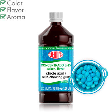 Concentrate Blue Chewing Gum E-15 4L