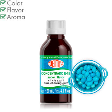 Concentrate Blue Chewing Gum E-15 120ml