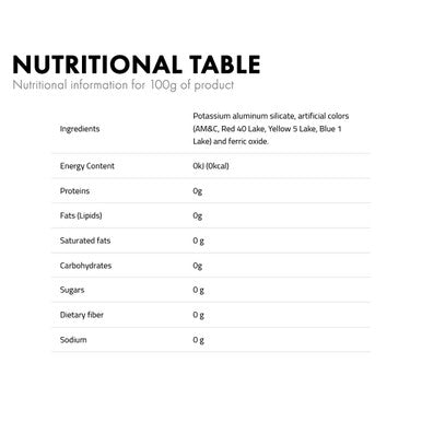 Food color pearl shade bronze nutritional info