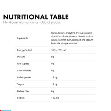 Pearl pearled color L nutritional info