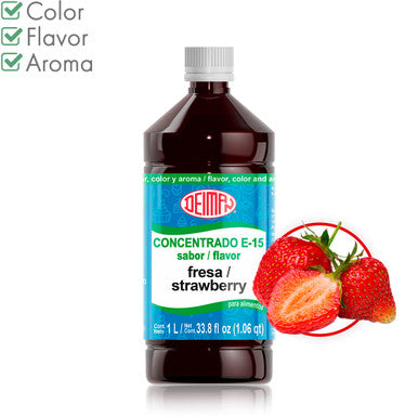 Concentrate Strawberry E-15 1L