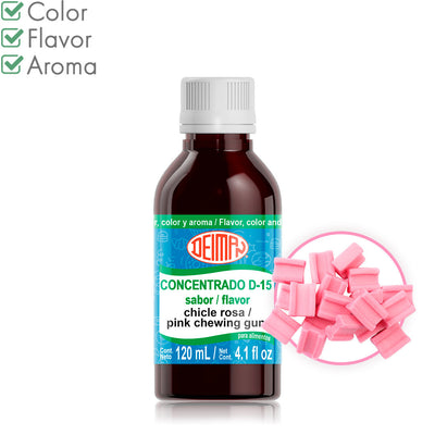 Concentrate Pink chewing gum D-15