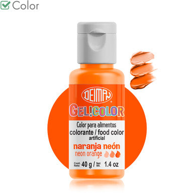 Neon Orange Gelicolor 40g
